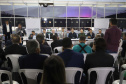 O governador concede coletiva à imprensa.Ponta Grossa, 23-10-19.Foto: Arnaldo Alves / AEN.