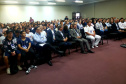 A Portos do Paraná enviou nesta quarta-feira (23) 43 funcionários para participar do 3° Seminário de Cabotagem e Intermodalidade - Logística e Infraestrutura, organizado pelo Instituto de Diplomacia Empresarial e Marketing de Cidades (Idem). São 250 pessoas no evento que acontece durante todo o dia em Paranaguá.Foto: Pierpaolo Nota/ Portos do Paraná 