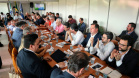 A empresa pública Portos do Paraná vai aproveitar a participação na Feira Paraná, em Ponta Grossa, para impulsionar novos negócios. A cidade dos Campos Gerais é a segunda principal origem de cargas que embarcam em Paranaguá para o Mundo e onde o setor produtivo, paranaense e de outros estados, está reunido até domingo (27). Foto: Claudio Neves/Portos do Paraná