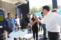 O governador Carlos Massa Ratinho Junior e o presidente da Rumo João Alberto Abreu, assinam protocolo de intenções para revitalização da linha ferrea, entre Morretes e Antonina, litoral paranaense. Participaram: prefeito de Ponta Grossa, Marcelo Rangel; secretário de Infraestrutura e Logística, Sandro Alex; Ponta Grossa, 23-10-19.Foto: Arnaldo Alves / AEN