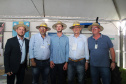 A Secretaria de Estado da Agricultura e do Abastecimento fez nesta quarta-feira (23) mais uma entrega simbólica do Programa Trator Solidário, durante a Feira Paraná, em Ponta Grossa.  Foto: Divulgação/SEAB