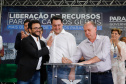 Ponta Grossa e outros 12 municípios dos Campos Gerais vão investir R$ 19,9 milhões em pavimentação de ruas, compra de equipamentos de videomonitoramento, máquinas, ambulância e ônibus escolares, além de ações na área da saúde. Os recursos são do Governo do Estado. As licitações e homologações das obras e aquisições foram autorizadas pelo governador Carlos Massa Ratinho Junior nesta quinta-feira (24) em Ponta Grossa.