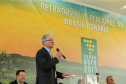O governador Carlos Massa Ratinho Junior e a presidente do IBGE (Instituto Brasileiro de Geografia e Estatística), Susana Cordeiro Guerra, divulgam nesta sexta-feira (25), no Palácio Iguaçu, os números do Censo Agropecuário 2017.  Na foto  o secretário da Agricultura e do Abastecimento do Paraná, Norberto Ortigara. Curitiba, 25/10/2019 - Foto: Geraldo Bubniak/AEN