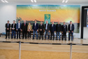 O governador Carlos Massa Ratinho Junior e a presidente do IBGE (Instituto Brasileiro de Geografia e Estatística), Susana Cordeiro Guerra, divulgam nesta sexta-feira (25), no Palácio Iguaçu, os números do Censo Agropecuário 2017.  Curitiba, 25/10/2019 - Foto: Geraldo Bubniak/AEN