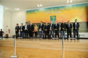 O governador Carlos Massa Ratinho Junior e a presidente do IBGE (Instituto Brasileiro de Geografia e Estatística), Susana Cordeiro Guerra, divulgam nesta sexta-feira (25), no Palácio Iguaçu, os números do Censo Agropecuário 2017.  Curitiba, 25/10/2019 - Foto: Geraldo Bubniak/AEN