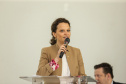 O governador Carlos Massa Ratinho Junior e a presidente do IBGE (Instituto Brasileiro de Geografia e Estatística), Susana Cordeiro Guerra, divulgam nesta sexta-feira (25), no Palácio Iguaçu, os números do Censo Agropecuário 2017.  Curitiba, 25/10/2019 - Foto: Geraldo Bubniak/AEN
