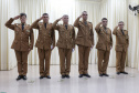 A entrega de medalhas de Mérito Rodoviário e homenagens aos policiais militares marcaram o evento de comemoração pelos 55 anos de criação do Batalhão de Polícia Rodoviária (BPRv) nesta sexta-feira (25), no auditório do Departamento de Estradas e Rodagem, em Curitiba.
