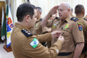 A entrega de medalhas de Mérito Rodoviário e homenagens aos policiais militares marcaram o evento de comemoração pelos 55 anos de criação do Batalhão de Polícia Rodoviária (BPRv) nesta sexta-feira (25), no auditório do Departamento de Estradas e Rodagem, em Curitiba.