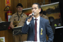 Curitiba, 25 de Outubro de 2019.  55º Aniversario do BPRV. Foto: discurso Secretario de Segurança do Estado do Parana Cel Marinho.