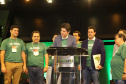 Governador Carlos Massa Ratinho Junior participa em Foz do Iguaçu, do Congresso Empresárial Paranaense. Foz do Iguaçu,25/10/2019 Foto:Jaelson Lucas / AEN