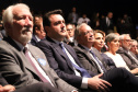 O governador Carlos Massa Ratinho Junior participou nesta segunda-feira (28), em Curitiba, da solenidade de posse da nova diretoria da Fiep, que será liderada pelo empresário Carlos Valter Martins Pedro nos próximos quatro anos. Ele substitui Edson Campagnolo no comando da federação. Foto: José Fernando Ogura/AEN