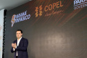 O governador Carlos Massa Ratinho Junior e o presidente da Copel, Daniel Slaviero, lançam nesta terça-feira (29) o Programa Paraná Trifásico, em Curitiba