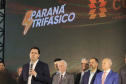 O governador Carlos Massa Ratinho Junior e o presidente da Copel, Daniel Slaviero, lançam nesta terça-feira (29) o Programa Paraná Trifásico, em Curitiba