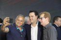 O governador Carlos Massa Ratinho Junior e o presidente da Copel, Daniel Slaviero, lançam nesta terça-feira (29) o Programa Paraná Trifásico, em Curitiba