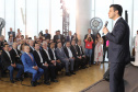 O governador Carlos Massa Ratinho Junior e o presidente da Copel, Daniel Slaviero, lançam nesta terça-feira (29) o Programa Paraná Trifásico, em Curitiba