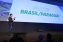 O Governo do Estado lançou nesta quinta-feira (31) a licitação da obra de ampliação da pista do aeroporto de Foz do Iguaçu, no Oeste do Paraná, investimento que vai resultar em mais voos e impulsionar o turismo da região. O lançamento foi destacado pelo secretário de Infraestrutura e Logística, Sandro Alex, na apresentação feita durante o encontro Governo 5.0, em Foz. Foto: José Fernando Ogura/AEN