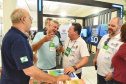 A Paraná Turismo participa diretamente dos trabalhos no Governo 5.0, em Foz do Iguaçu, que reúne prefeitos, vereadores, secretários, técnicos das administrações municipais e lideranças. A Paraná Turismo está com toda equipe técnica no estande da Secretaria do Desenvolvimento Sustentável e do Turismo assessorando com informações ligadas ao segmento. Foto: Denis Ferreira Netto/SEDEST