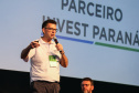 Eduardo Bekin, da Paraná Invest participa nesta quinta-feira (31),  do encontro de capacitação Governo 5.0 no Hotel Rafain Palace & Convention, em Foz do Iguaçu. Foz do Iguaçu, 31/10/2019 -  Foto: Geraldo Bubniak/AEN