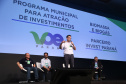 Eduardo Bekin, da Paraná Invest participa nesta quinta-feira (31),  do encontro de capacitação Governo 5.0 no Hotel Rafain Palace & Convention, em Foz do Iguaçu. Foz do Iguaçu, 31/10/2019 -  Foto: José Fernando Ogura/AEN