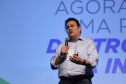 O controlador-geral do Estado, Raul Siqueira, reforçou nesta quinta-feira (31) o compromisso da atual administração estadual com a ética e a integridade, em sua palestra no evento Governo 5.0, em Foz do Iguaçu. Ele apresentou as ações da Controladoria-Geral do Estado no combate à corrupção, que envolvem as coordenadorias da CGE. Foto: José Fernando Ogura/AEN