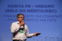 O diretor-presidente da Cohapar - Jorge Lange participa nesta sexta-feira (01),  do encontro de capacitação Governo 5.0 no Hotel Rafain Palace & Convention, em Foz do Iguaçu. Foz do Iguaçu, 01/11/2019 -  Foto: José Fernando Ogura/AEN