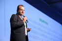 O superintendente de Ciência, Tecnologia e Ensino Superior Aldo Bonna, participa nesta sexta-feira (01), do encontro de capacitação Governo 5.0 no Hotel Rafain Palace & Convention, em Foz do Iguaçu. Foz do Iguaçu, 01/11/2019 - Foto: José Fernando Ogura/AEN