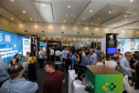 Stands das secretarias nesta quinta-feira (31),  no encontro de capacitação Governo 5.0 no Hotel Rafain Palace & Convention, em Foz do Iguaçu. Foz do Iguaçu, 31/10/2019 -  Foto: Geraldo Bubniak/AEN