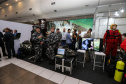 Stands das secretarias nesta quinta-feira (31),  do encontro de capacitação Governo 5.0 no Hotel Rafain Palace & Convention, em Foz do Iguaçu. Foz do Iguaçu, 31/10/2019 -  Foto: Geraldo Bubniak/AEN