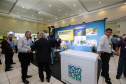 Stands das secretarias nesta quinta-feira (31),  no encontro de capacitação Governo 5.0 no Hotel Rafain Palace & Convention, em Foz do Iguaçu. Foz do Iguaçu, 31/10/2019 -  Foto: Geraldo Bubniak/AEN