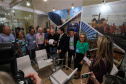 Stands das secretarias nesta quinta-feira (31),  no encontro de capacitação Governo 5.0 no Hotel Rafain Palace & Convention, em Foz do Iguaçu. Foz do Iguaçu, 31/10/2019 -  Foto: Geraldo Bubniak/AEN