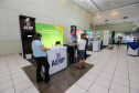 Stands das secretarias nesta quinta-feira (31),  no encontro de capacitação Governo 5.0 no Hotel Rafain Palace & Convention, em Foz do Iguaçu. Foz do Iguaçu, 31/10/2019 -  Foto: Geraldo Bubniak/AEN