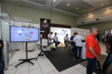 Stands das secretarias nesta quinta-feira (31),  no encontro de capacitação Governo 5.0 no Hotel Rafain Palace & Convention, em Foz do Iguaçu. Foz do Iguaçu, 31/10/2019 -  Foto: Geraldo Bubniak/AEN
