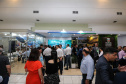 Stands das secretarias nesta quinta-feira (31),  no encontro de capacitação Governo 5.0 no Hotel Rafain Palace & Convention, em Foz do Iguaçu. Foz do Iguaçu, 31/10/2019 -  Foto: Geraldo Bubniak/AEN