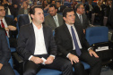 O governador Carlos Massa Ratinho Junior, participa da cerimônia de inauguração da Delegacia Modelo de Investigação e Análise Financeira, na superintendência da Polícia Federal no Estado do Paraná. Participaram: Ministro da Justiça e Segurança Pública, Sergio Moro; diretor Geral da Polícia Federal, Maurício Valeixo; secretário de Segurança, Romulo Marinho; entre outros.Curitiba, 01-11-19.Foto: Arnaldo Alves / AEN.