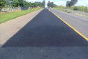 A PR-092, entre Jaguariaíva, passando por Arapoti, ambas no Centro-Oeste, até Wenceslau Braz, no Norte Pioneiro, passa por serviços de remendos e de microrrevestimento asfáltico.  Foto: Divulgação/DER