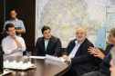 O Governo do Estado e a Prefeitura de Curitiba assinam um Termo de Cooperação Técnica para que o município utilize a metodologia BIM (Modelagem da Informação da Construção), uma nova ferramenta tecnológica para melhoria da gestão de obras públicas. O secretário estadual da Infraestrutura e Logística, Sandro Alex, e o prefeito da Capital, Rafael Greca firmam a parceria na sede da Secretaria da Infraestrutura e Logística.   05/11/2019  -  Foto: Geraldo Bubniak/AEN