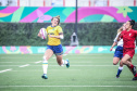 Rafaela de Conti Zanellato – A atleta do Curitiba Rugby Club e da Seleção Brasileira, de 20 anos, ajudou o Brasil a ser campeão do Hong Kong Sevens, a segunda divisão mundial feminina. Nos Jogos Pan-Americanos de Lima, a equipe garantiu a quarta colocação.Foto: Pedro Ramos/ rededoesporte.gov.br