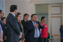 O governador Carlos Massa Ratinho Junior confirma nesta quarta-feira (06) recursos para compra de climatizadores, refrigeradores, conjuntos refeitórios, mesas, banquetas e utensílios para as escolas estaduais do Paraná. O investimento será feito por meio da Fundepar. Na foto, o deputado estadual Hussein Bakri, líder do governo na ALEP.  Curitiba, 06/11/2019 - Foto: Geraldo Bubniak/AEN
