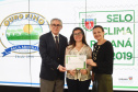 O Prêmio Selo Clima Paraná 2019 foi entregue nesta quinta-feira (07) a 36 empresas que, voluntariamente, decidiram medir, divulgar e reduzir as emissões de gases de efeito estufa, causadores do aquecimento global e das mudanças climáticas. O mais importante deles é o dióxido de carbono (CO2). Foto: Denis Ferreira Netto/AEN