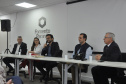 A diretoria e os funcionários da Fomento Paraná comemoraram nesta sexta-feira, em uma café da manhã, os 20 anos da instituição, que teve o funcionamento autorizado pelo Banco Central do Brasil em 08 de novembro de 1999 como Agência de Fomento do Paraná