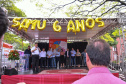 A região Noroeste do Paraná recebeu 30 novas ambulâncias do Samu, nesta sexta-feira (8). Os veículos vão atender 101 municípios e representam a renovação e ampliação da frota. O secretário de Estado da Saúde, Beto Preto, esteve em Umuarama para entregar o lote, que representa investimento de mais de R$ 4,8 milhões. Ele também visitou o Hospital Cemil, que vai ampliar o atendimento com recursos de R$ 2,8 milhões.Foto:Pedro Oliveira/PMUmuarama