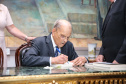 Lançamento de Livro e homenagem de universidades estaduais ao ex-governador Paulo Pimentel, no Salão Nobre do Palácio Iguaçu em Curitiba.   11/11/2019  -  Foto: Geraldo Bubniak/AEN