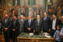 Lançamento de Livro e homenagem de universidades estaduais ao ex-governador Paulo Pimentel, no Salão Nobre do Palácio Iguaçu em Curitiba.   11/11/2019  -  Foto: Geraldo Bubniak/AEN