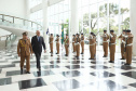 O vice-governador, Darci Piana recebeu a visita do Embaixador Extraordinário e Plenipotenciário da República Italiana no Brasil, Antonio Bernardini. Presentes: sub-secretário do Ministério das Relações Exteriores e Cooperação Internacional e senador, Ricardo Antonio Merlo; cônsul-Geral da República Italiana em Curitiba, Raffaelle Festa; entre outros.Curitiba, 12-11-19.Foto: Arnaldo Alves / AEN.