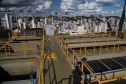 O Governo do Estado entregou nesta terça-feira (12) as obras de melhoria do sistema de abastecimento de água de Pato Branco, na região Sudoeste. O investimento foi de R$ 21 milhões. As obras foram entregues pelo governador Carlos Massa Ratinho Júnior e pelo diretor-presidente da Sanepar, Claudio Stabile.Foto: José Fernando Ogura/AEN