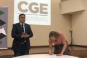 Novos servidores passam a integrar o quadro da Controladoria-Geral do Estado. Eles já começaram a capacitação para conhecer em detalhes as atividades de combate à corrupção desenvolvidas pelas coordenadorias da CGE. Foto: Divulgação/CGE