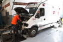 Cerca de 90% da frota de veículos oficiais do Estado está em circulação e com a manutenção em dia. Em quase três meses – entre 1º de agosto e 20 de outubro – foram reparados 8.431 veículos a um custo médio de R$ 833 por conserto. No mesmo período do ano anterior, foram reparados 5.396 veículos, a um valor médio de R$ 1.136 por conserto. O custo médio por reparo caiu 26,6%.Curitiba, 18/11/2019 - Foto: Ari Dias/AEN