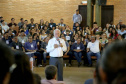 Governador em exercício Darci Piana recepcionou, em Faxinal do Céu, os novos residentes técnicos ambientais do futuro Instituto Água e Terra. Faxinal do Céu,18/11/2019 Foto:Jaelson Lucas / AEN