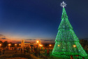 Festas de Natal já iluminam muitas cidades do Paraná. Curitiba. Foto: José Fernando Ogura/AEN