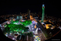 Festas de Natal já iluminam muitas cidades do Paraná. Francisco Beltrão. Foto: Prefeitura de Francisco Beltrão